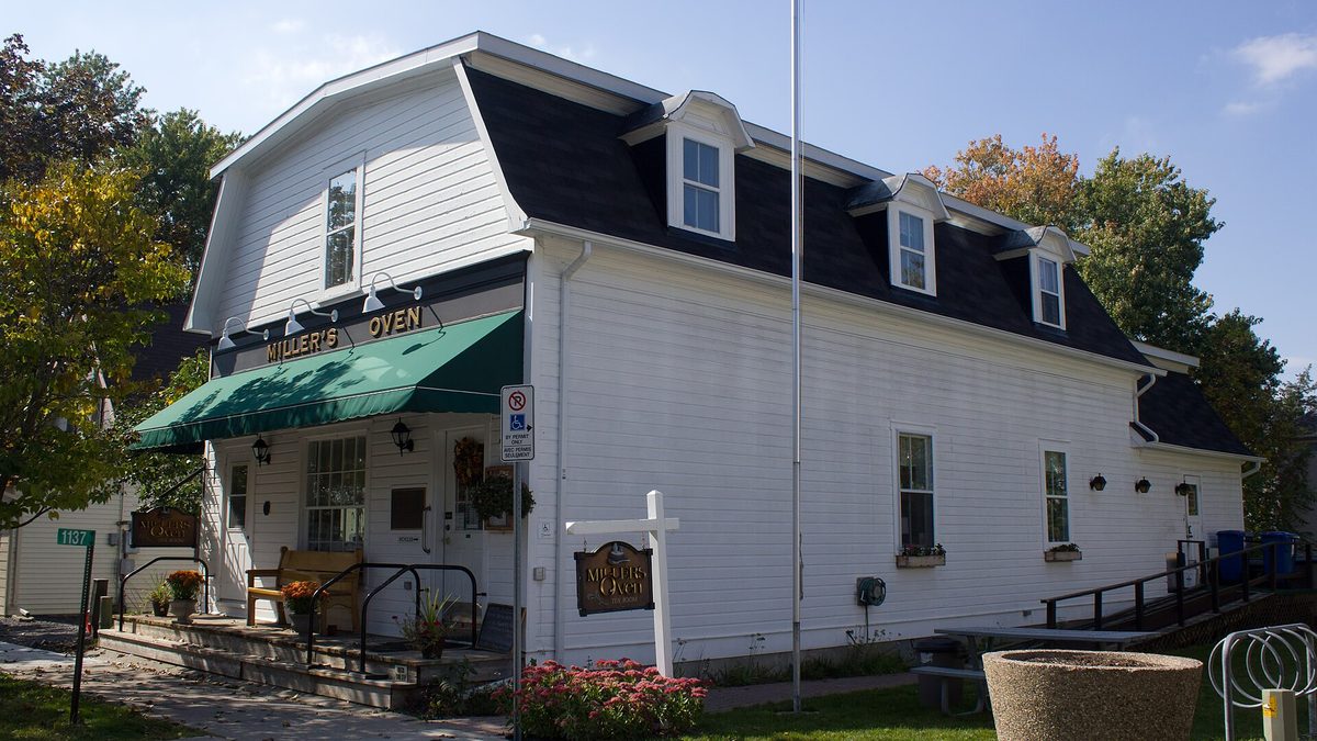 Miller's Oven tea room, the white clapboard building on Mill Street run by senior volunteers